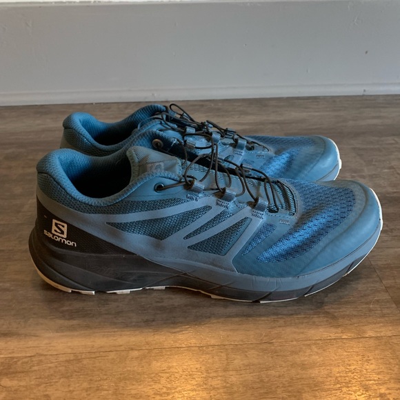 Salomon Sense Ride 2 Trail Running Hiking Shoes Size Women’s Size US 8.5 Blue - Picture 1 of 4